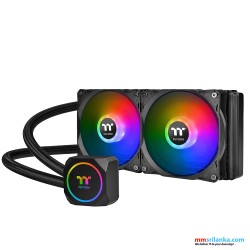 Thermaltake TH240 ARGB Motherboard Sync Edition AMD /Intel LGA1200 Ready All-in-One Liquid Cooling System 240mm High Efficiency Radiator CPU Cooler