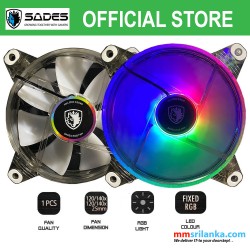 SADES Rainbow fan for PC Case