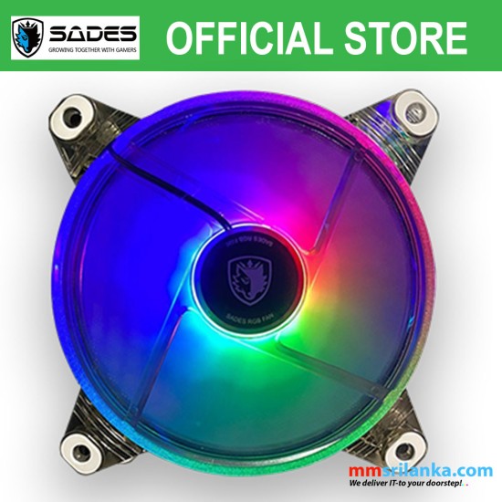SADES Rainbow fan for PC Case