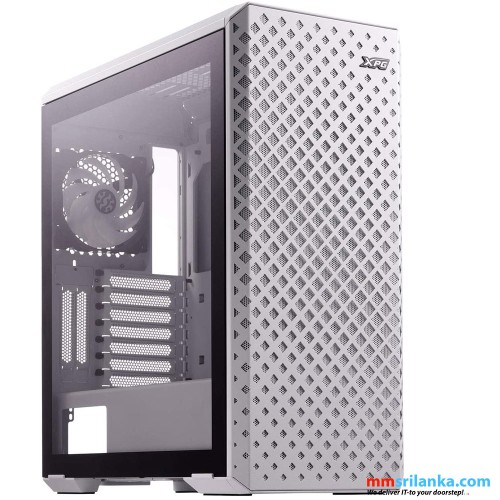 XPG Defender Pro Mid-Tower ATX MESH Front Panel RGB Effect Efficient Airflow Tempered Glass PC Case