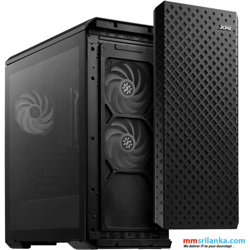 XPG Defender Pro Mid-Tower ATX MESH Front Panel RGB Effect Efficient Airflow Tempered Glass PC Case