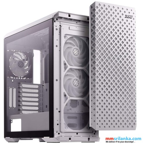 XPG Defender Pro Mid-Tower ATX MESH Front Panel RGB Effect Efficient Airflow Tempered Glass PC Case