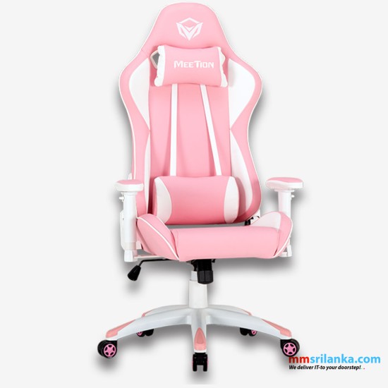 Meetion Cute Pink Racing Gaming E-Sport Chair