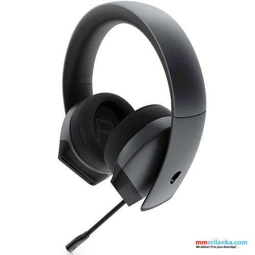 Dell Alienware 7.1 Gaming Headset 50mm Hi-Res Drivers - Noise Cancelling Mic - Multi Platform Compatible(PS4,Xbox One,Switch) via 3.5mm Jack AW510H