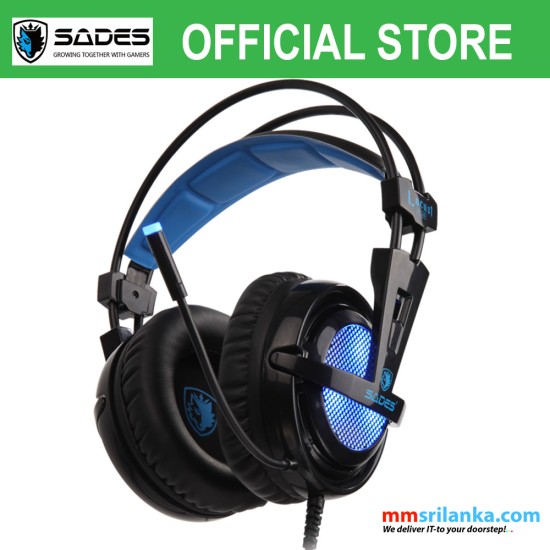 Sades Shaman Gaming Headset - Blue – Level Up