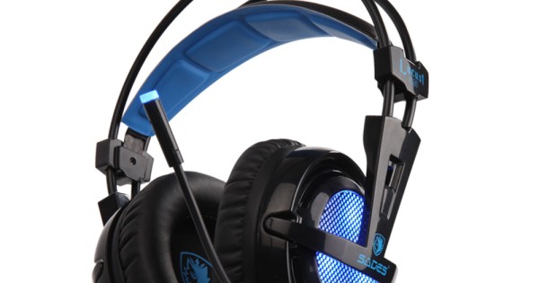 Sades Shaman Gaming Headset - Blue – Level Up