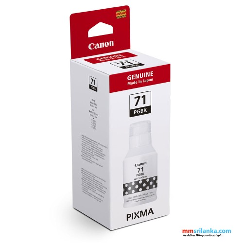 Canon GI-71 PGBK (Black) Ink Bottle for Canon Pixma G3020, G2020, G1020, G3060 Printers