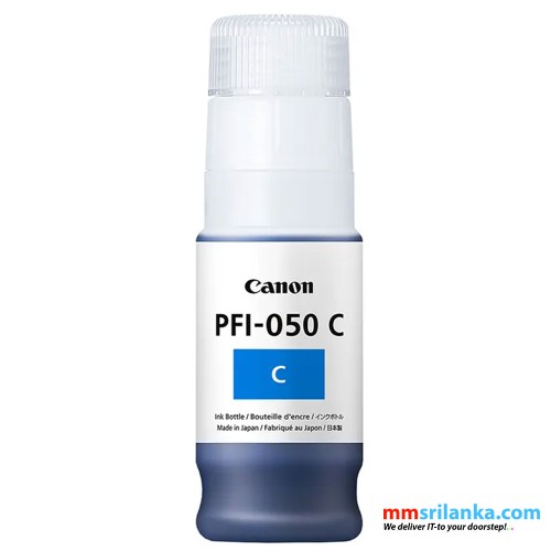 Canon PFI-050 C- Pigment Cyan Ink Bottle