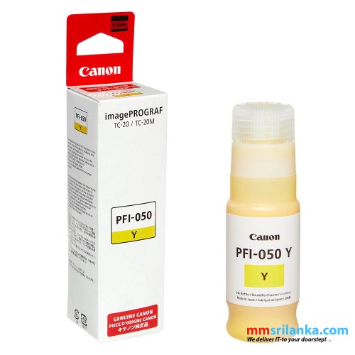 Canon PFI-050 Y- Pigment Yellow Ink Bottle