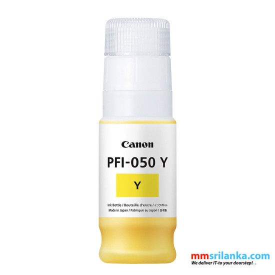 Canon PFI-050 Y- Pigment Yellow Ink Bottle