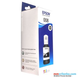 EPSON 008 BLACK INK BOTTLE FOR L6550 L6570 L6580 M15140 M15150 L6490 Printers