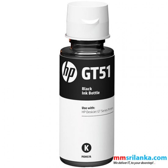 HP GT51/GT53 Black Original Ink Bottle for HP GT5810 | GT5820 |315 | 415 | 115 | 515