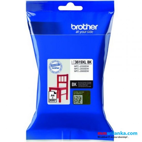Brother LC3619XL Black Cartridge for Brother MFC3530