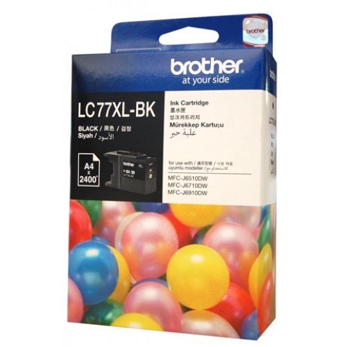 Brother LC 77XL Black Cartridge