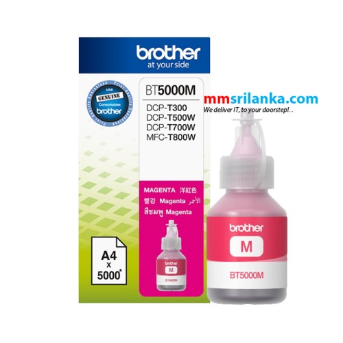 Brother BT-5000M High Yield Magenta ink Bottle for T300/T310/T500/T700/MFC800