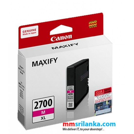 Canon MAXIFY 2700 XL Magenta Cartridge (High Yield)