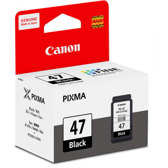Canon Pixma PG47 Black Cartridge for E400/E410/E470/E480