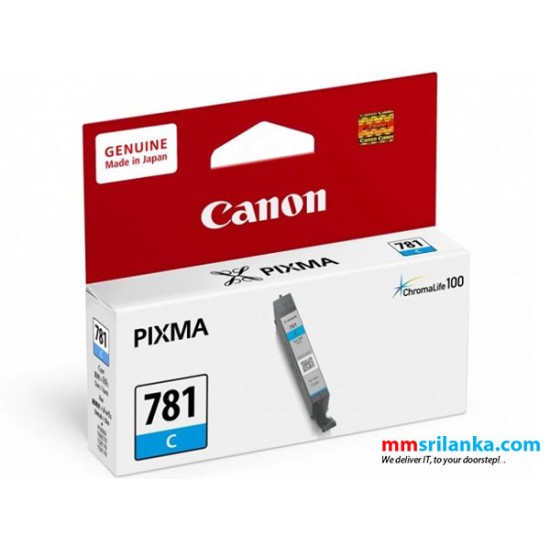 Canon CLI-781 Cyan Cartridge for Canon Pixma TS707 / TS8170