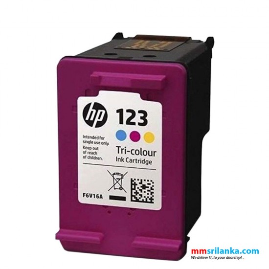 HP 123 Tri Color Original Ink Cartridge