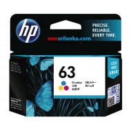 HP 63 Tri-Color Cartridge for HP 1110/ 1112/ 3830/ 2130/ 2132/ 4650
