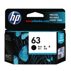 HP 63 Black Cartridge for HP 1110/ 1112/ 3830/ 2130/ 2132/ 4650