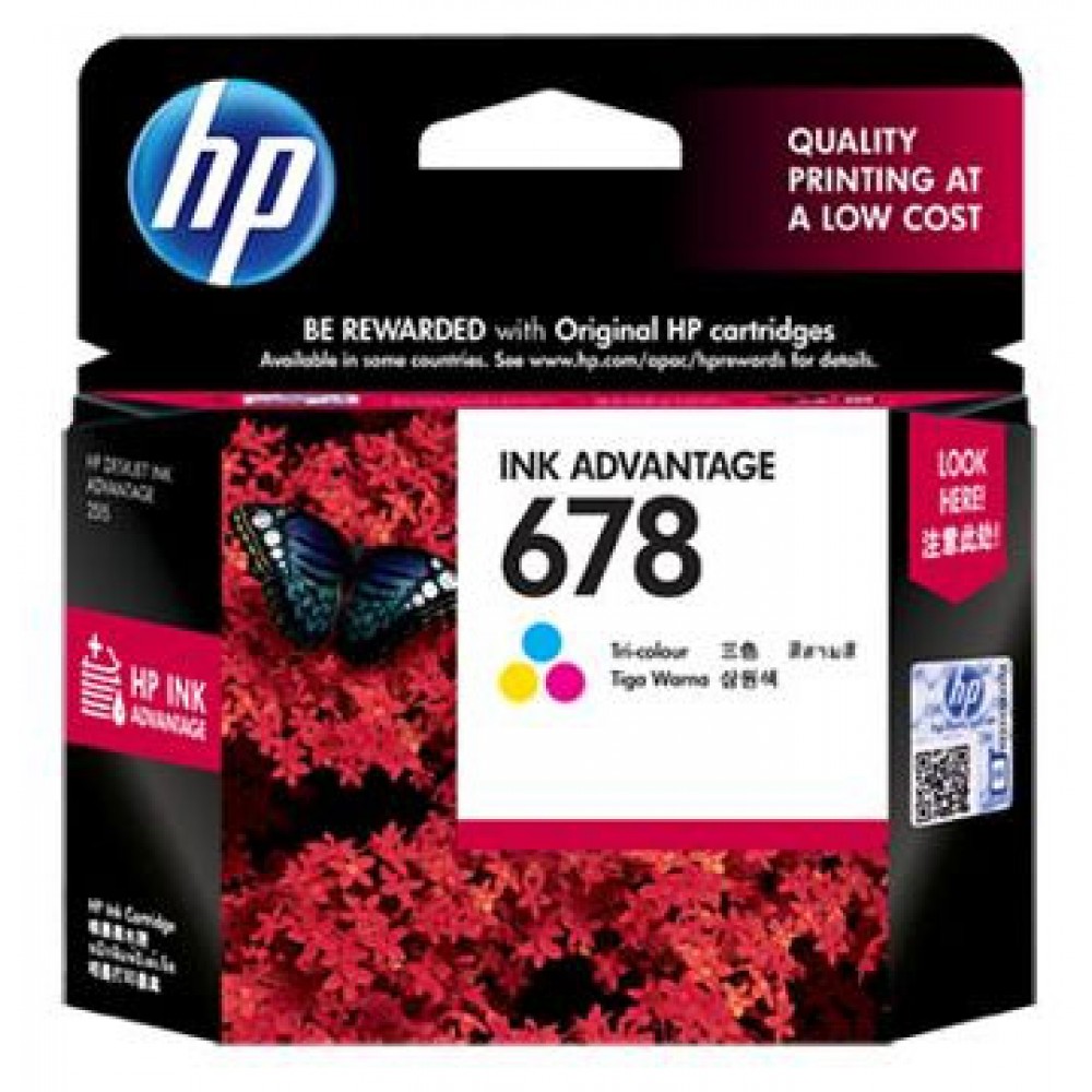HP 678 Tri Color Cartridge