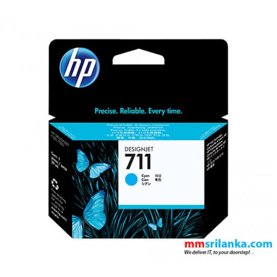 HP 711 29-ml Cyan Ink Cartridge for T120/T520