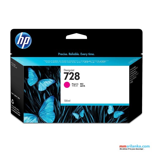 HP 728 130-ml Magenta DesignJet Ink Cartridge