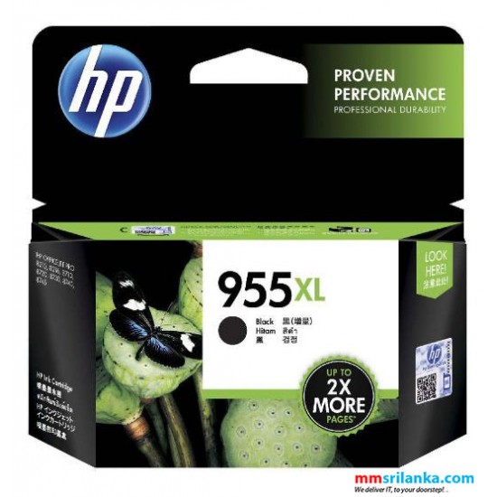 HP 955XL High Yield Black Original Ink Cartridge for 8210/8710/8720/7740