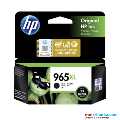 HP 965XL High Yield Black Original Ink Cartridge