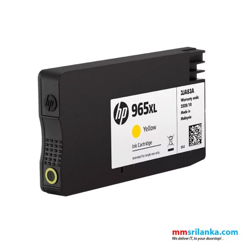 HP 965XL High Yield Yellow Original Ink Cartridge