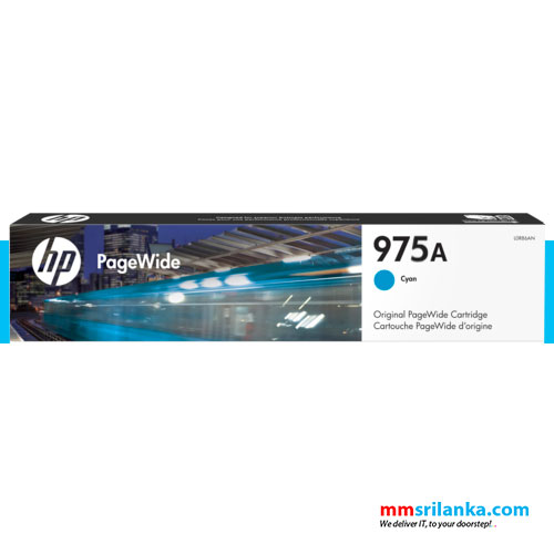 HP 975A Cyan PageWide Cartridge for HP 477/452DW