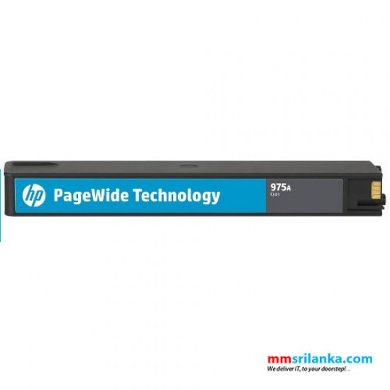 HP 975A Cyan PageWide Cartridge for HP 477/452DW