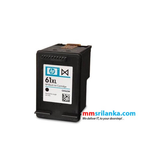 HP 61XL High Yield Black Original Ink Cartridge for HP 1000/1010/1050/2050/3050