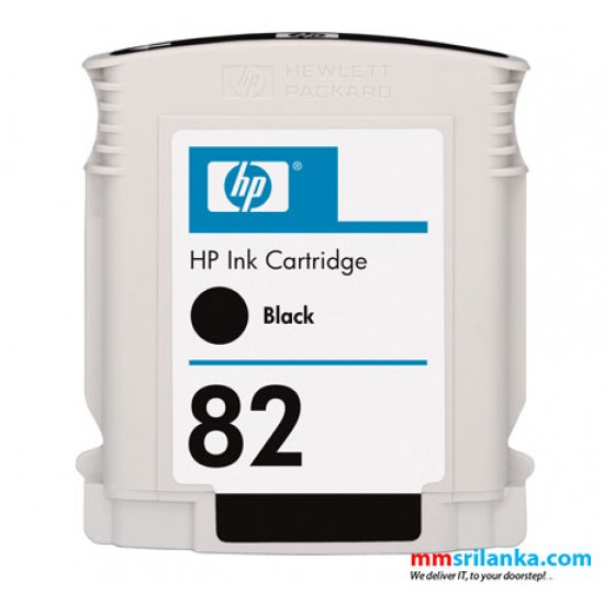 HP 82 Black DesignJet Ink Cartridge - 69ml