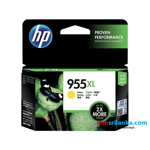 HP 955XL High Yield Yellow Original Ink Cartridge for 7740