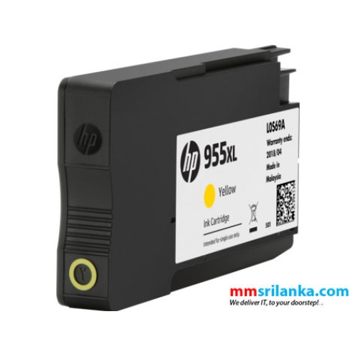 HP 955XL High Yield Yellow Original Ink Cartridge for 7740