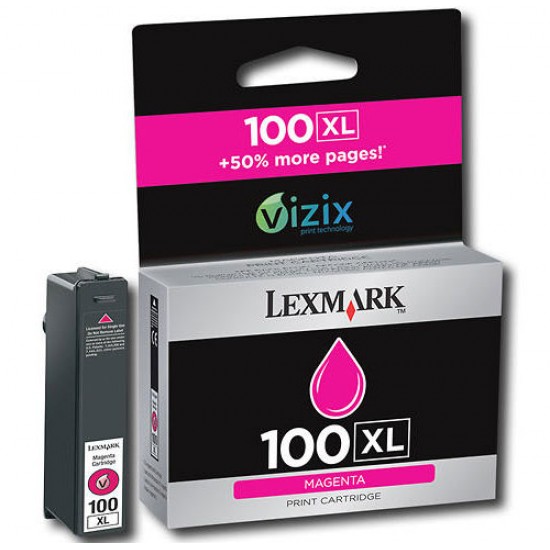 Lexmark 100 XL Magenta Cartridge