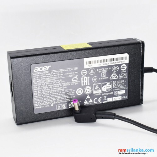 Acer Aspire 7 A715-71G Nitro 5 AN515-51 135W 19V 7.1A 5.5mm X 1.7mm Laptop AC Adapter Charger (6M)