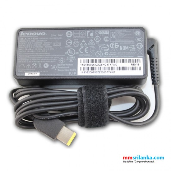 Lenovo 65W  20V 3.25A Square interfaces with pin Adapter