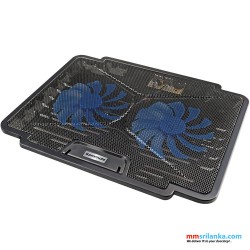 Promate AirBase-1 Laptop Cooling Pad with Silent Fan Technology