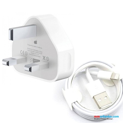 3pin charger Power Adapter with Lightning to USB Cable