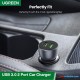 UGREEN USB Car Charger Adapter 36W - Dual USB Car Charger Fast Charging, Cigarette Lighter Adapter