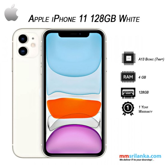 Apple iPhone 11 White 128GB MHDJ3ZP/A (1Y)
