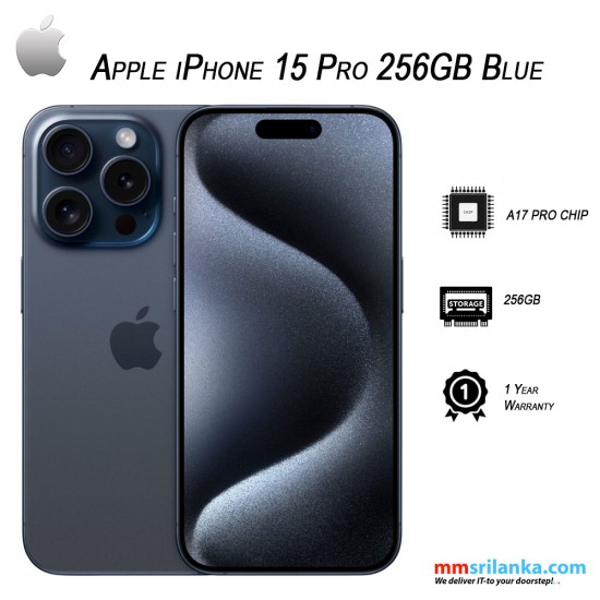 Apple iPhone 15 Pro 256GB Blue Titanium MTV63ZP/A (1Y)