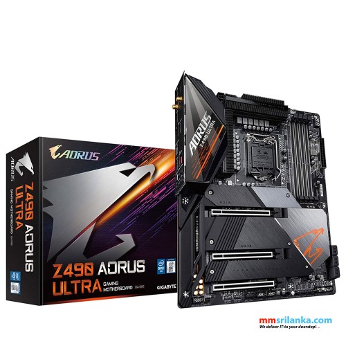 GIGABYTE Z490 AORUS Ultra (Intel LGA1200/Z490/ATX/Intel 2.5G LAN/3xM.2 Thermal Guard/SATA 6Gb/s/USB 3.2 Gen 2/Intel Wi-Fi 6//Realtek ALC1220-VB/RGB Fusion/Gaming Motherboard)