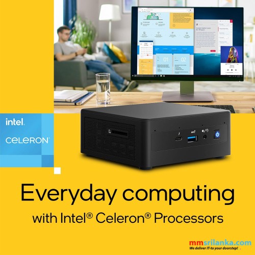 Intel NUC Kit With Intel Celeron Processor Mini PC (2Y)