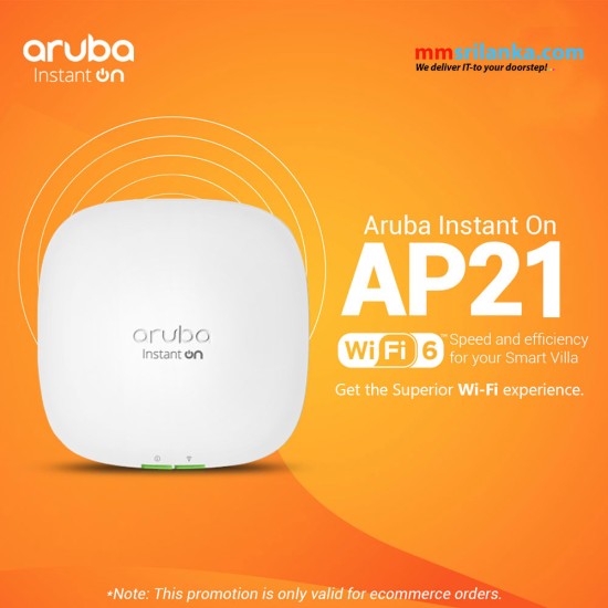 Aruba Instant On AP21 Dual-Band Wi-Fi 6 Access Point (2Y)