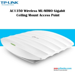 TP-Link AC1350 Wireless MU-MIMO Gigabit Ceiling Mount Access Point - EAP225