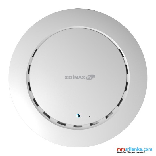 Edimax AC1300 Wave 2 Dual-Band Ceiling-Mount PoE Access Point - CAP1300